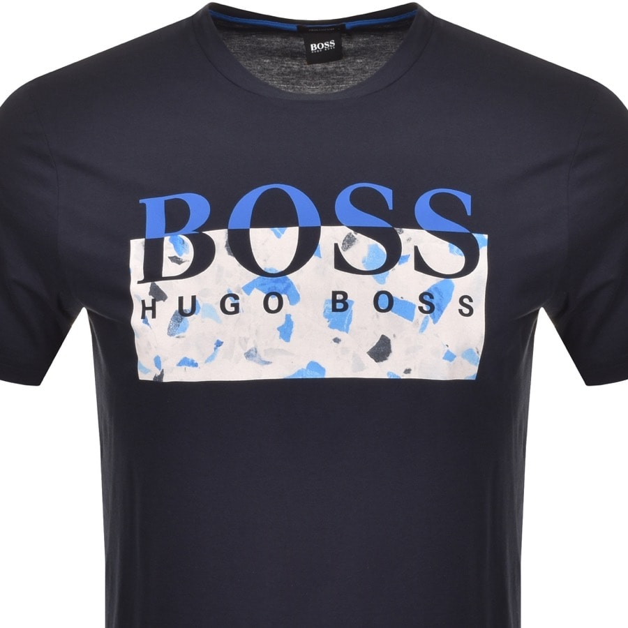 Alternative Image for ProductBOSS Thady 1 T Shirt Navy2